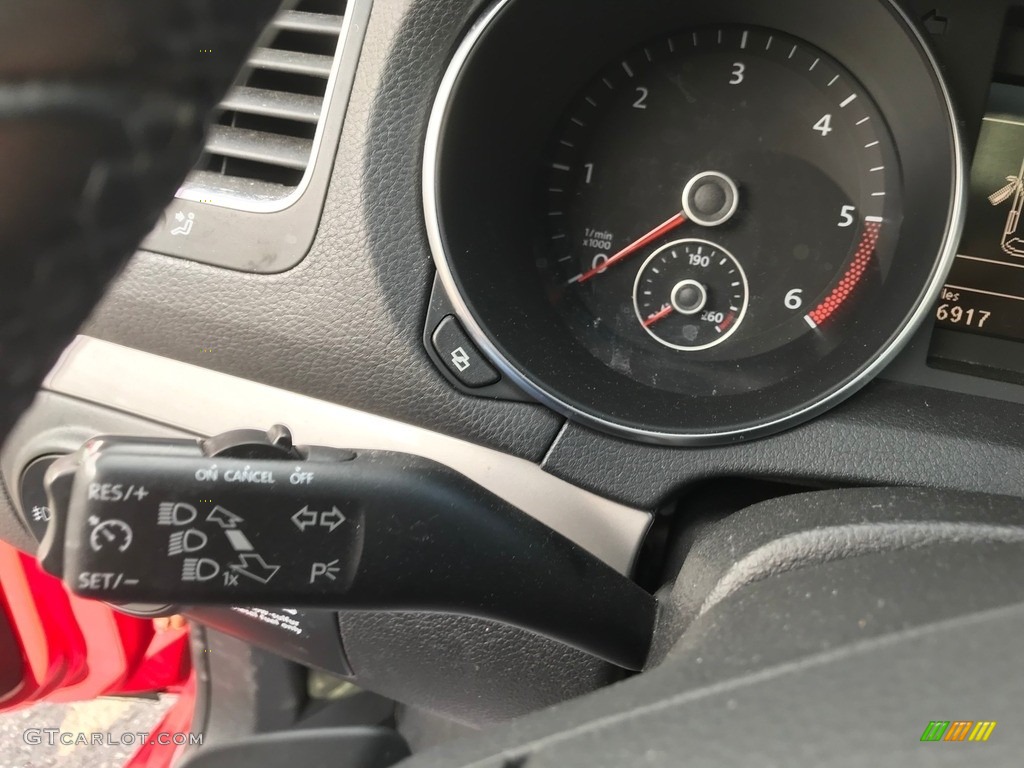 2011 Golf 4 Door TDI - Tornado Red / Titan Black photo #17