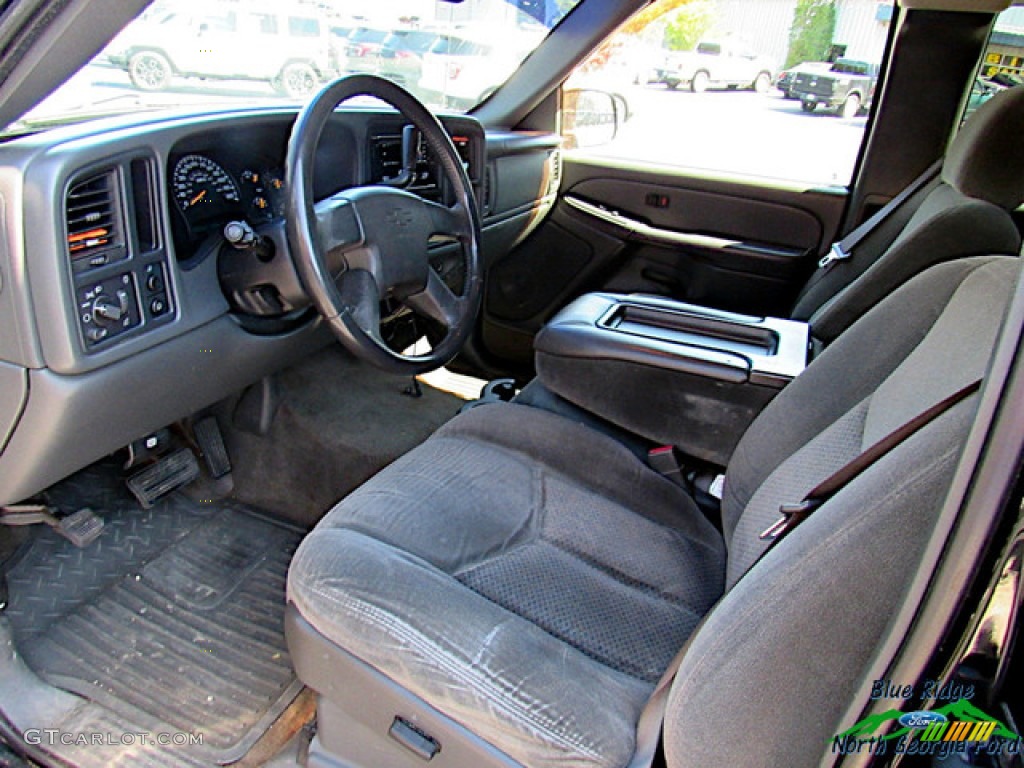 2004 Silverado 1500 LS Extended Cab - Black / Medium Gray photo #11