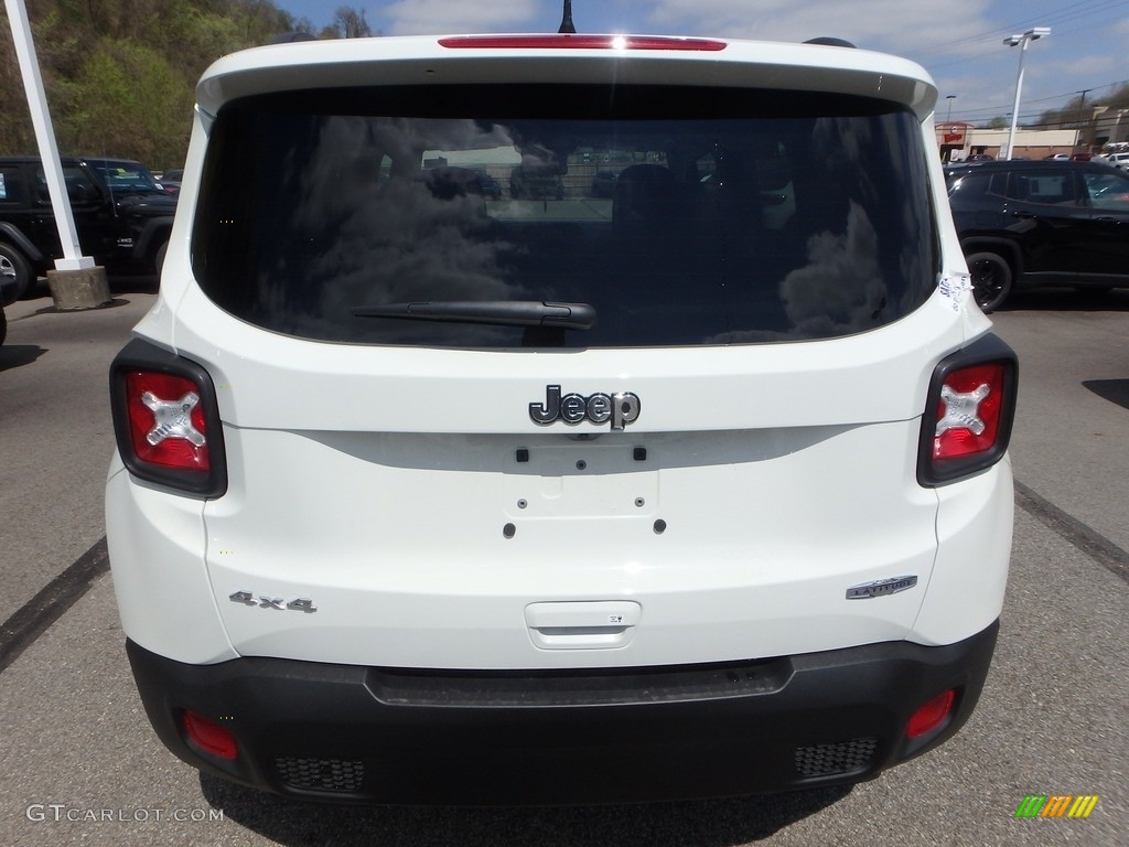 2019 Renegade Latitude 4x4 - Alpine White / Black photo #4