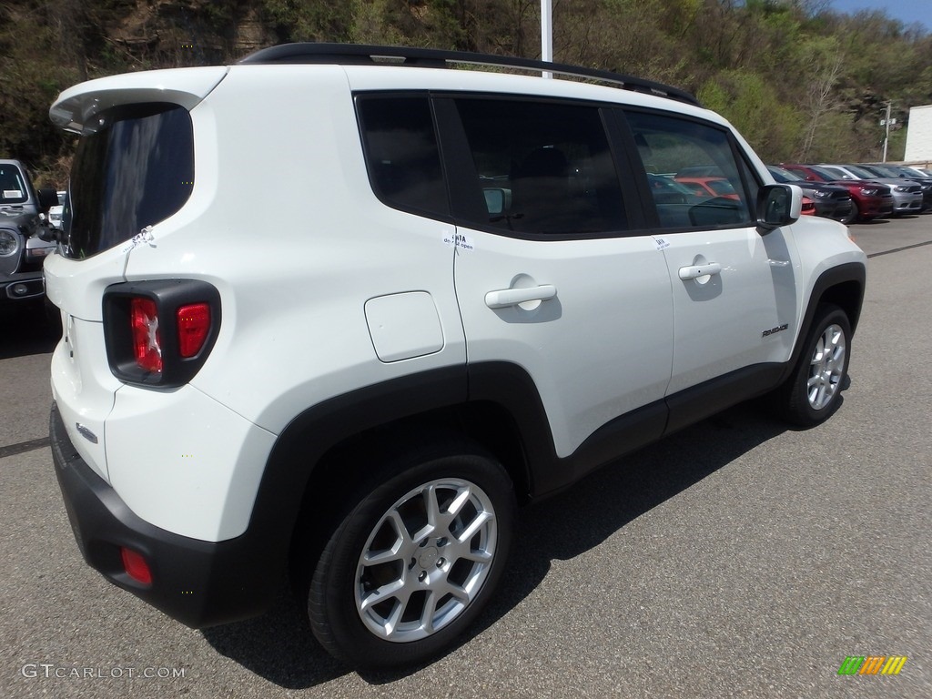 2019 Renegade Latitude 4x4 - Alpine White / Black photo #6