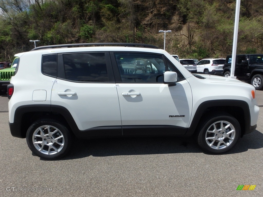 2019 Renegade Latitude 4x4 - Alpine White / Black photo #7