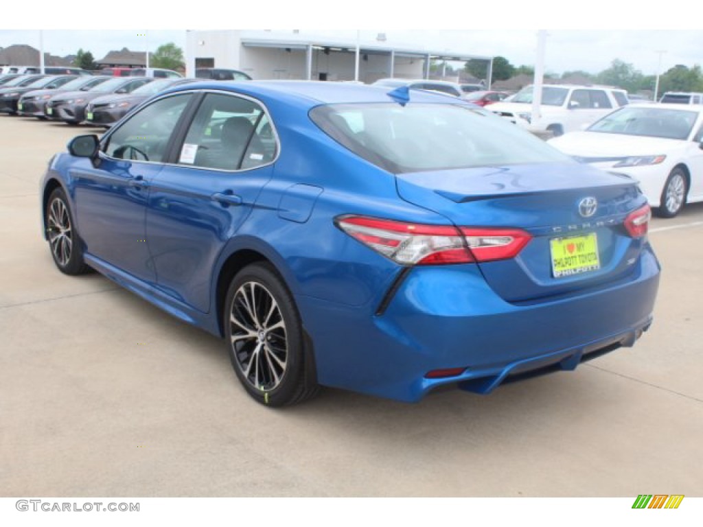 2019 Camry SE - Blue Streak Metallic / Black photo #6