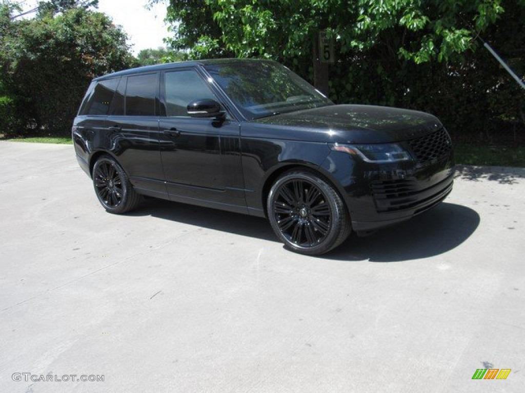 2019 Range Rover Supercharged - Santorini Black Metallic / Ebony/Ivory photo #1