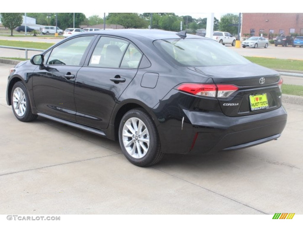 2020 Corolla LE - Black Sand Pearl / Macadamia/Beige photo #6