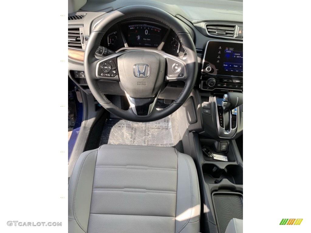 2019 CR-V EX-L AWD - Obsidian Blue Pearl / Gray photo #11