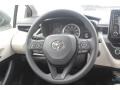 2020 Toyota Corolla Macadamia/Beige Interior Steering Wheel Photo