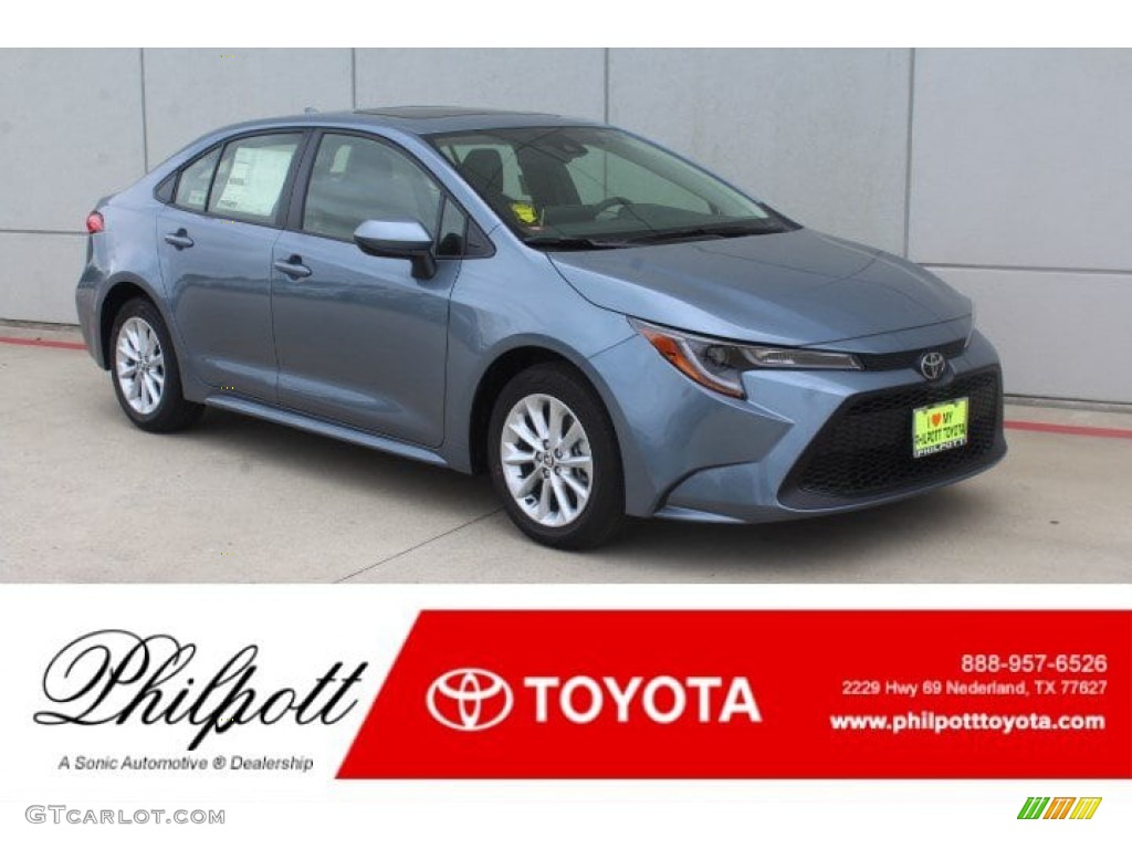 2020 Corolla LE - Celestite Gray Metallic / Light Gray photo #1
