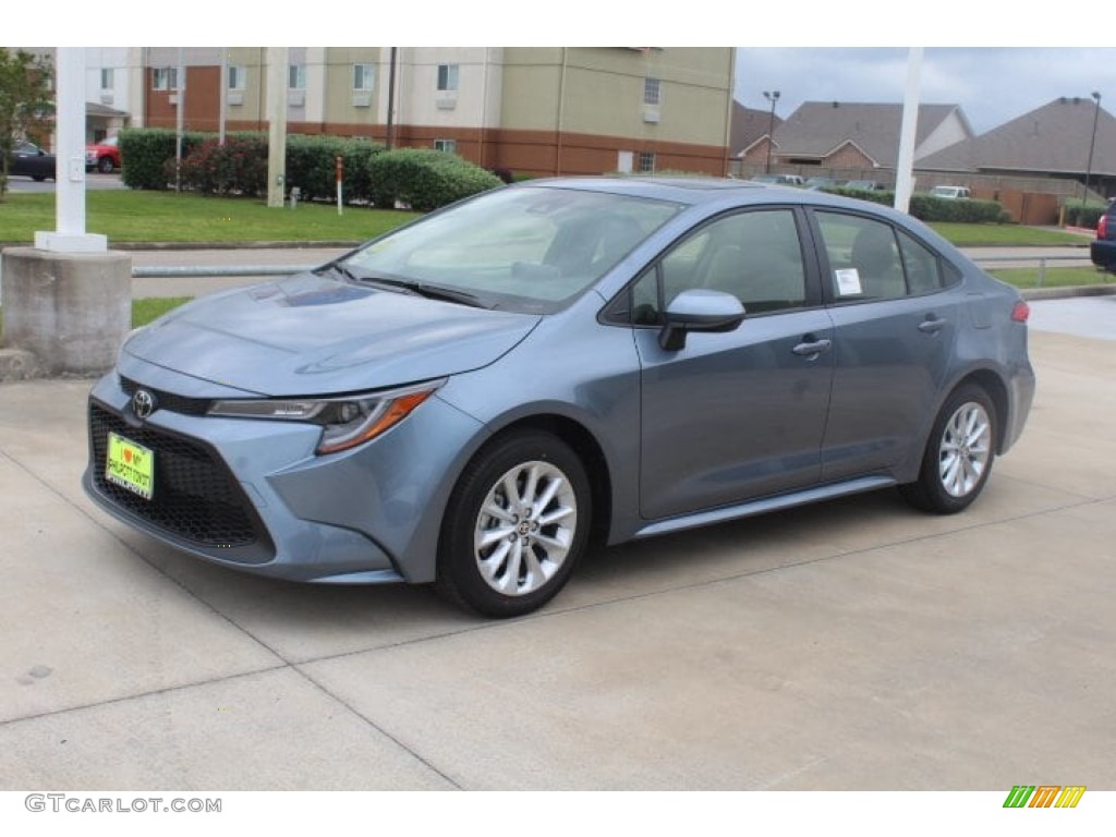 Celestite Gray Metallic 2020 Toyota Corolla LE Exterior Photo #133043888