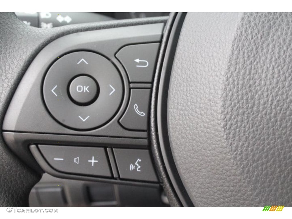 2020 Toyota Corolla LE Light Gray Steering Wheel Photo #133044164