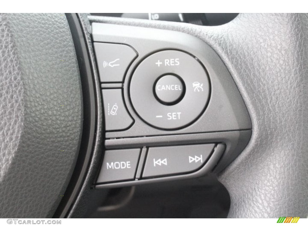 2020 Toyota Corolla LE Light Gray Steering Wheel Photo #133044188