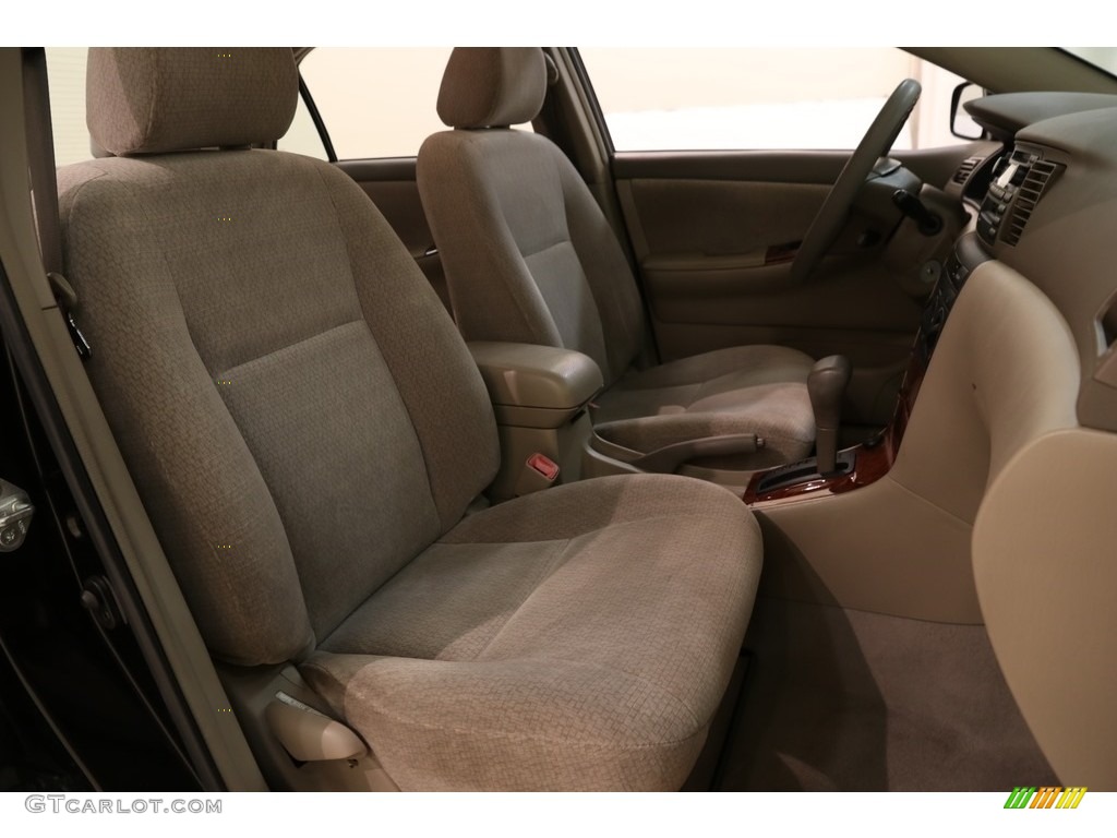 2004 Corolla LE - Black / Pebble Beige photo #15