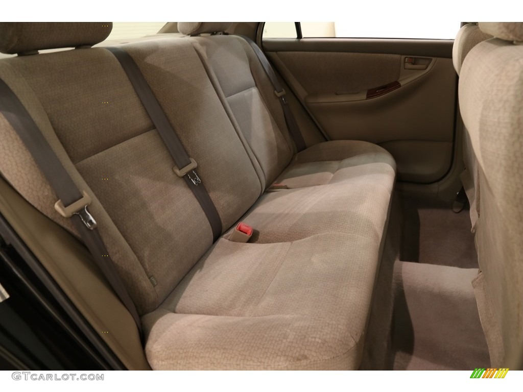 2004 Corolla LE - Black / Pebble Beige photo #16
