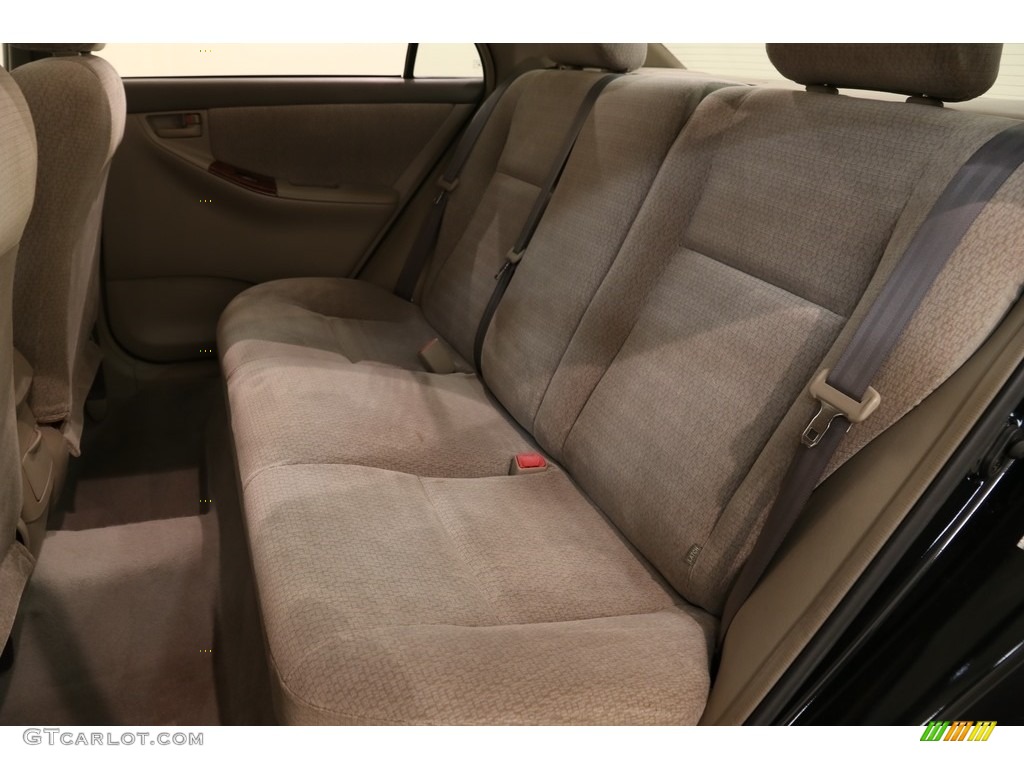 2004 Corolla LE - Black / Pebble Beige photo #17
