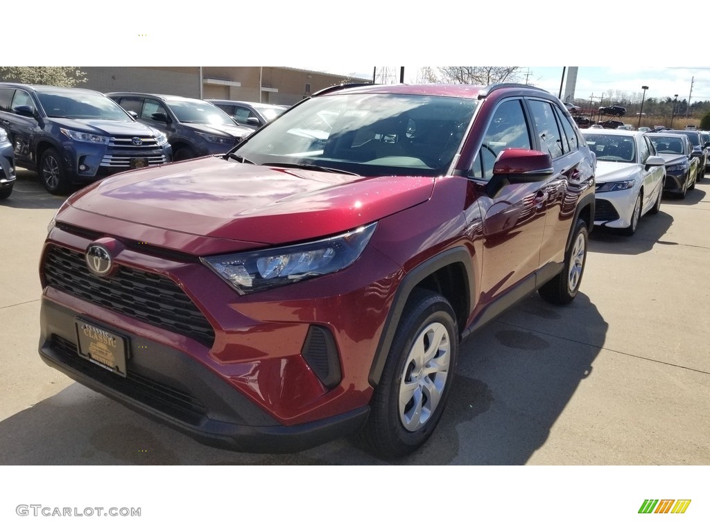 2019 RAV4 LE AWD - Ruby Flare Pearl / Nutmeg photo #1