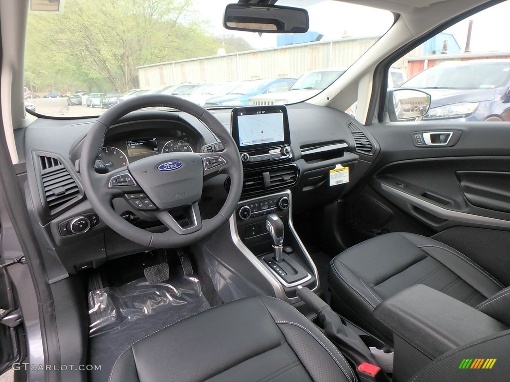 Ebony Black Interior 2019 Ford EcoSport Titanium Photo #133045865
