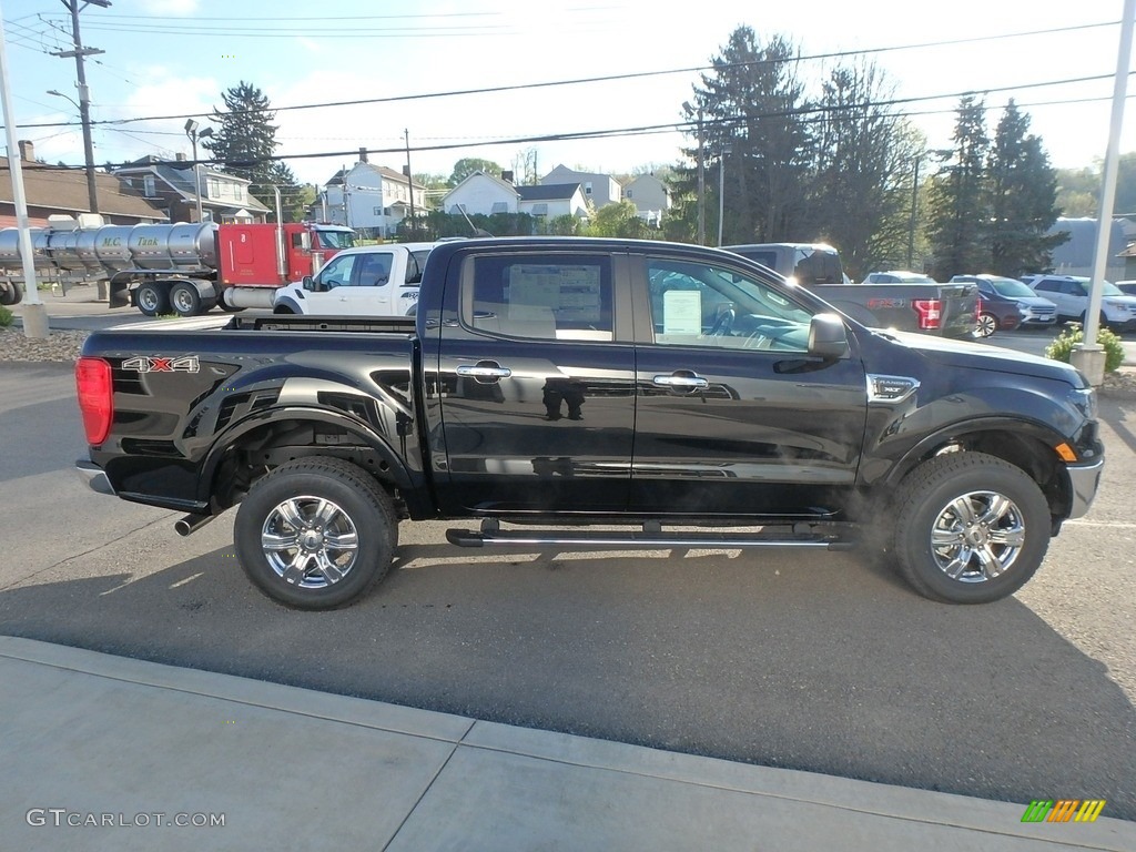 Shadow Black 2019 Ford Ranger XLT SuperCrew 4x4 Exterior Photo #133047026