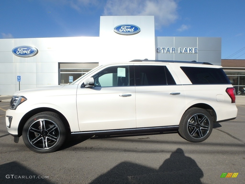 White Platinum Metallic Tri-Coat Ford Expedition