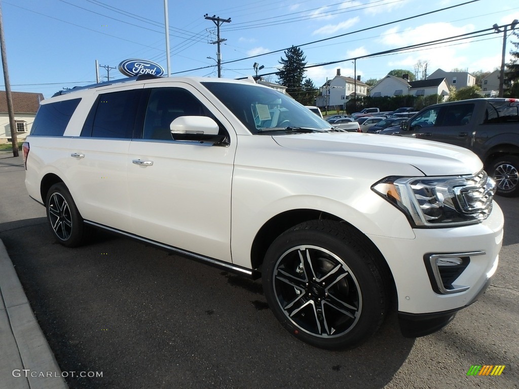 White Platinum Metallic Tri-Coat 2019 Ford Expedition Limited Max 4x4 Exterior Photo #133048541