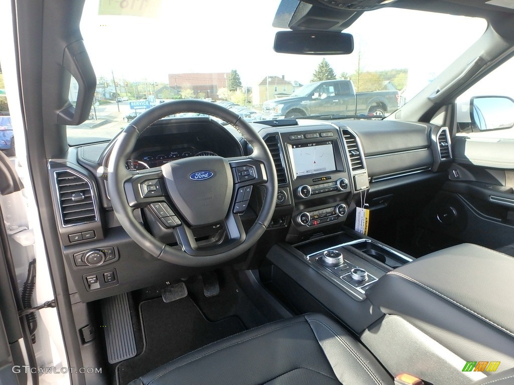 Ebony Interior 2019 Ford Expedition Limited Max 4x4 Photo #133048700