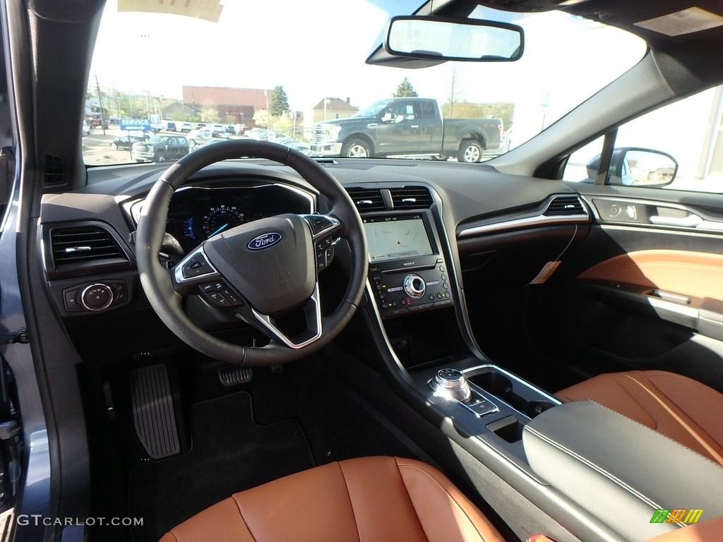 Russet Interior 2019 Ford Fusion Titanium AWD Photo #133049766