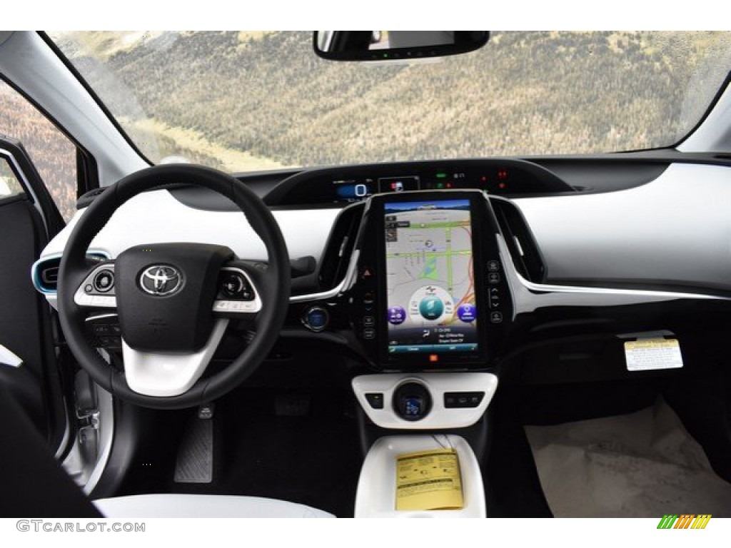 2019 Toyota Prius Prime Advanced Moonstone Dashboard Photo #133050557