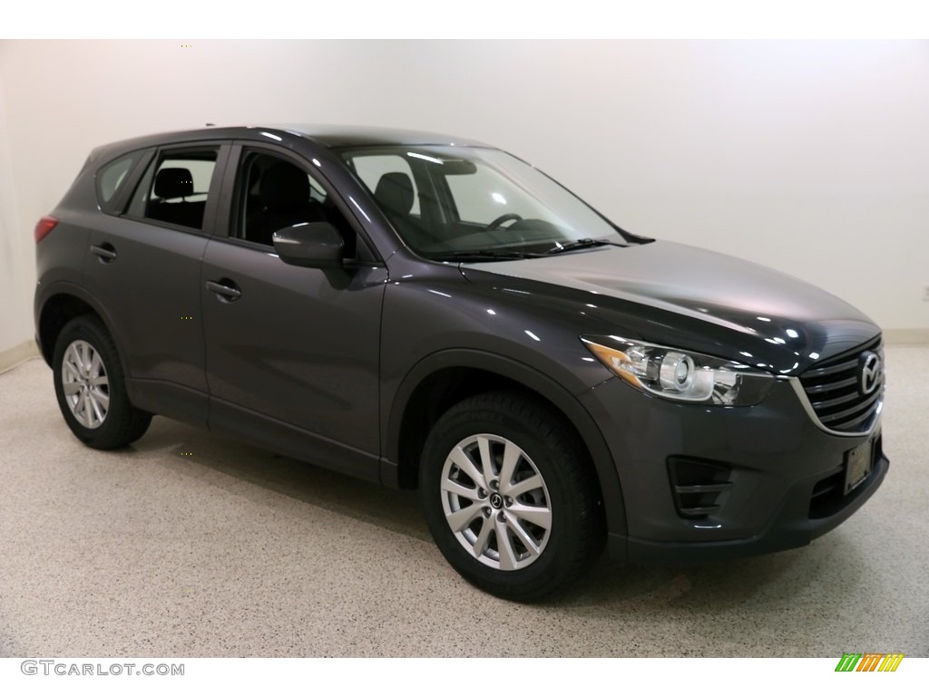 2016 CX-5 Sport AWD - Meteor Gray Mica / Black photo #1