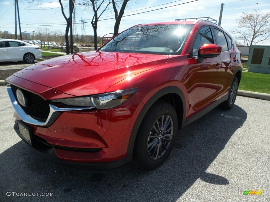 2019 CX-5 Touring AWD - Soul Red Crystal Metallic / Black photo #3