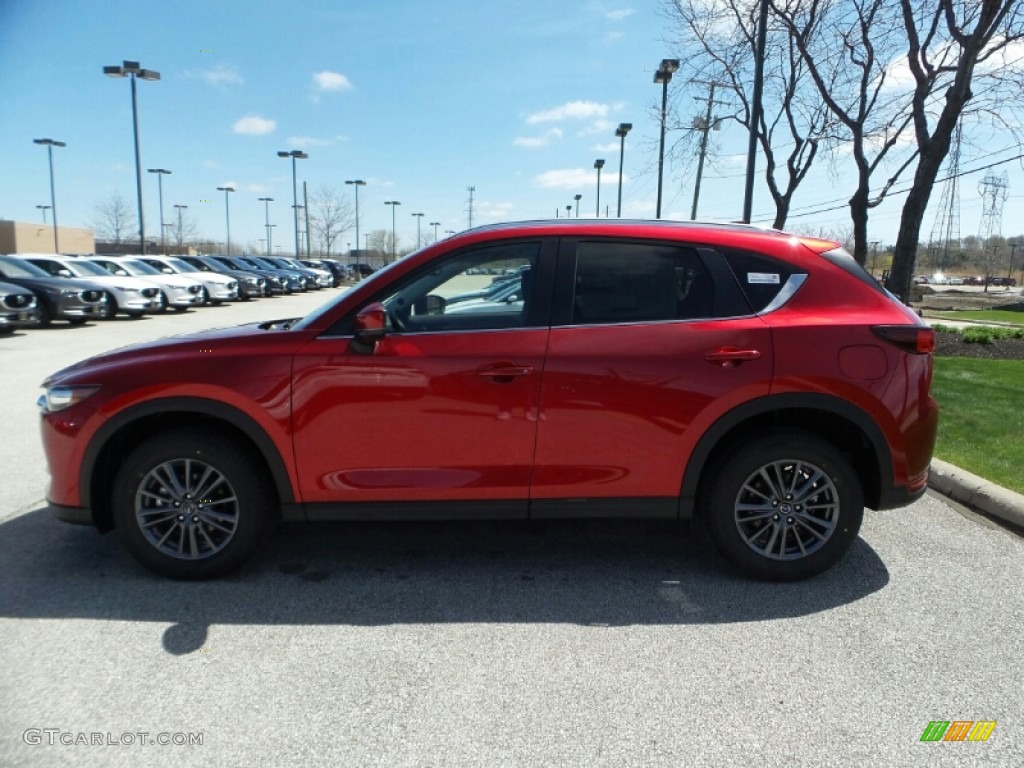 2019 CX-5 Touring AWD - Soul Red Crystal Metallic / Black photo #4