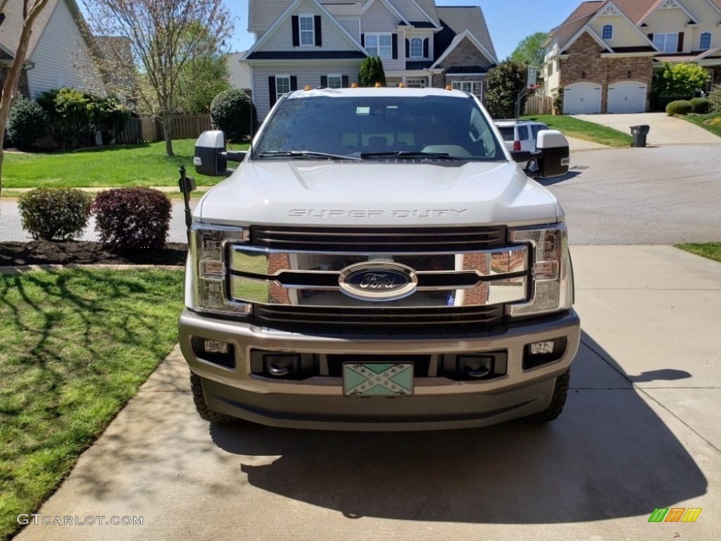 2018 F350 Super Duty King Ranch Crew Cab 4x4 - Oxford White / King Ranch Java photo #24