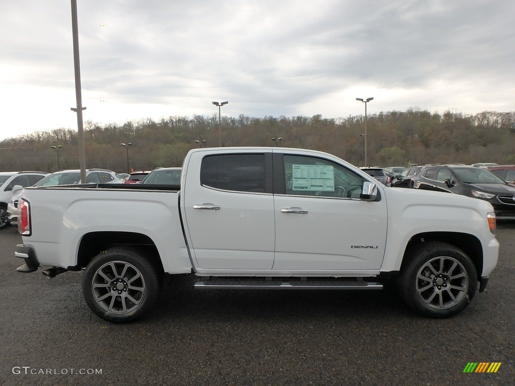 Summit White 2019 GMC Canyon Denali Crew Cab 4WD Exterior Photo #133053488