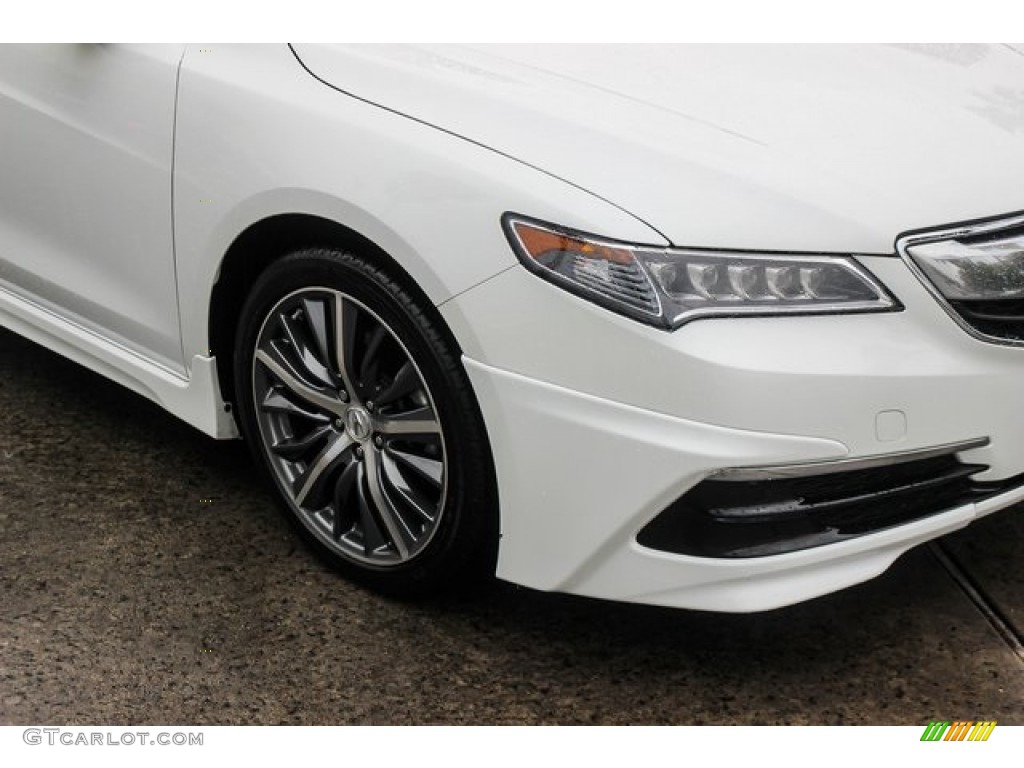 2017 TLX V6 Technology Sedan - Bellanova White Pearl / Ebony photo #12