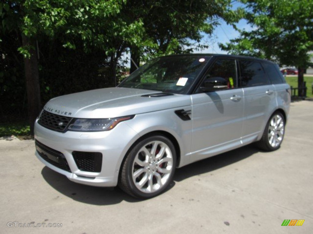 Indus Silver Metallic 2019 Land Rover Range Rover Sport Supercharged Dynamic Exterior Photo #133055018