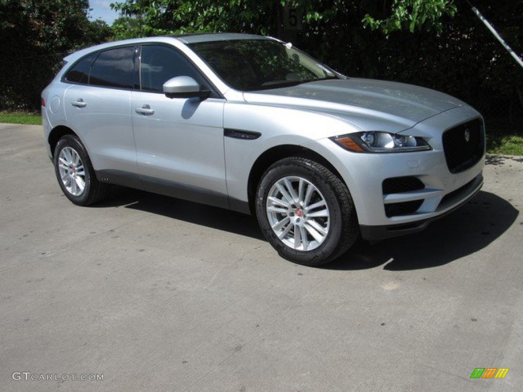 Indus Silver Metallic 2019 Jaguar F-PACE Prestige AWD Exterior Photo #133055428