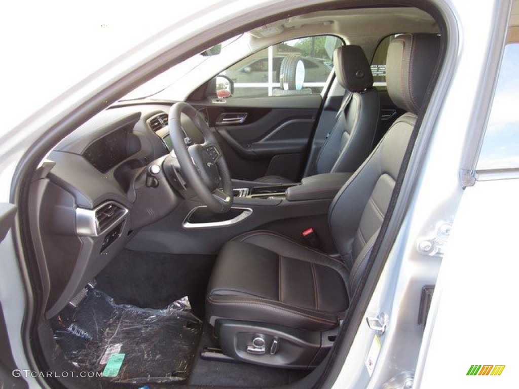 2019 Jaguar F-PACE Prestige AWD Front Seat Photo #133055453