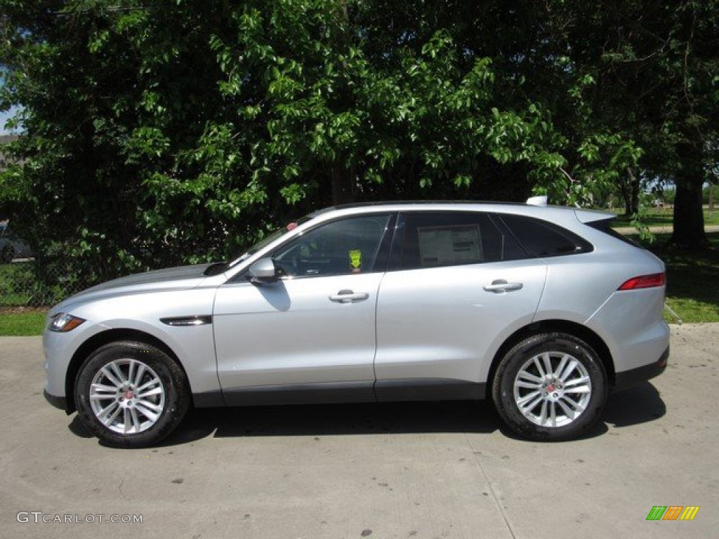 Indus Silver Metallic 2019 Jaguar F-PACE Prestige AWD Exterior Photo #133055534