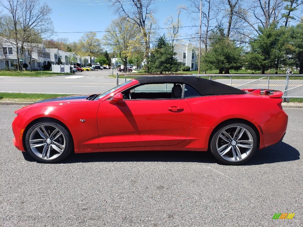 Red Hot 2018 Chevrolet Camaro LT Convertible Exterior Photo #133056980