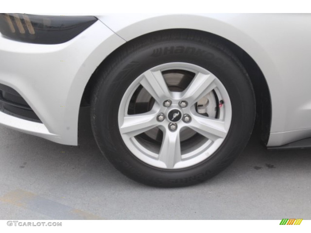 2016 Mustang V6 Coupe - Ingot Silver Metallic / Ebony photo #6