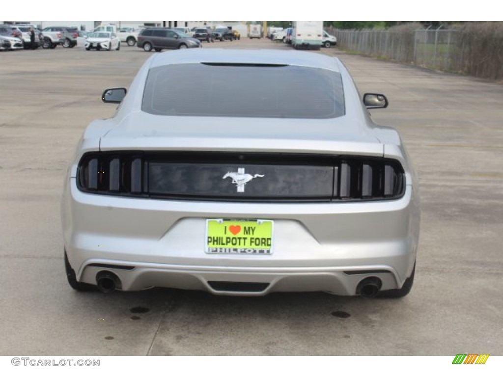 2016 Mustang V6 Coupe - Ingot Silver Metallic / Ebony photo #9