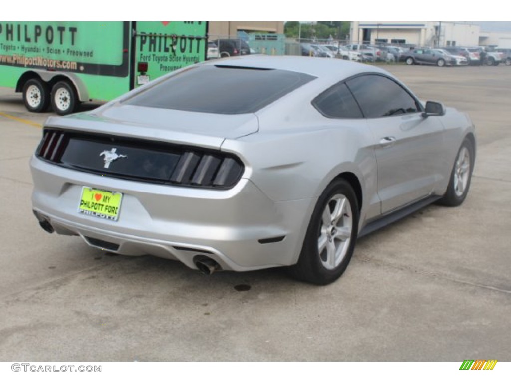 2016 Mustang V6 Coupe - Ingot Silver Metallic / Ebony photo #10
