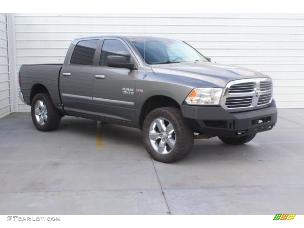 2013 1500 Lone Star Crew Cab 4x4 - Mineral Gray Metallic / Black/Diesel Gray photo #2