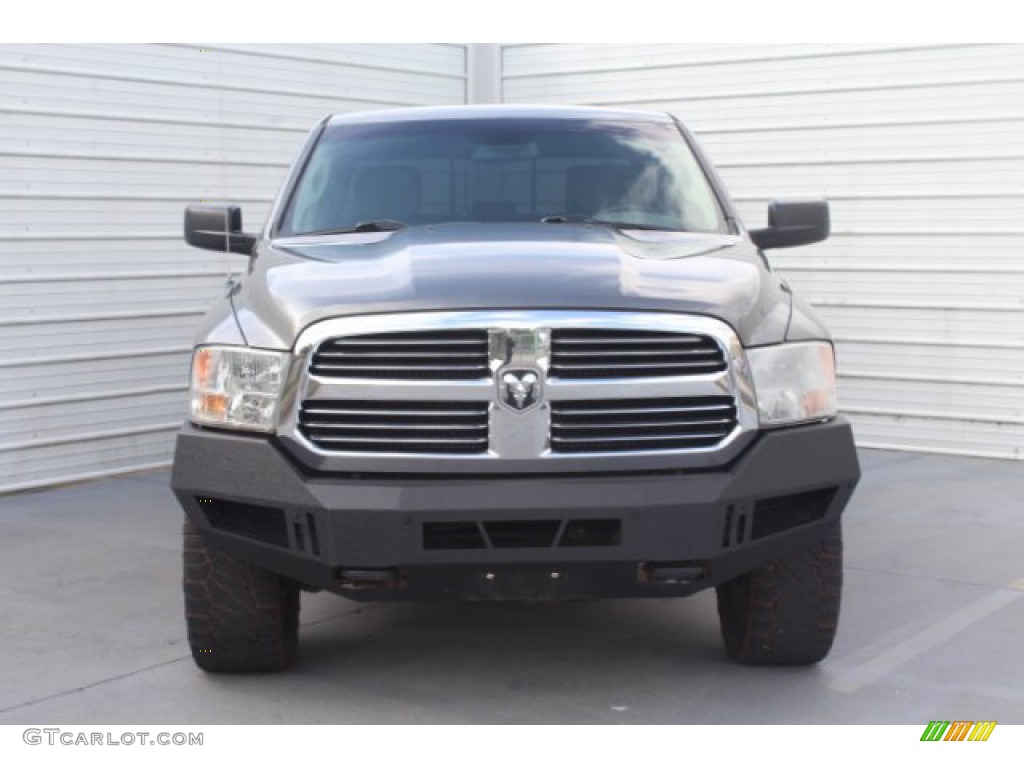 2013 1500 Lone Star Crew Cab 4x4 - Mineral Gray Metallic / Black/Diesel Gray photo #3
