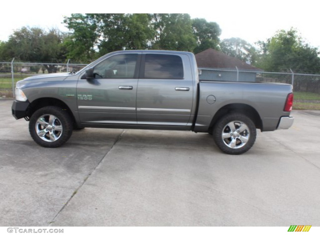 2013 1500 Lone Star Crew Cab 4x4 - Mineral Gray Metallic / Black/Diesel Gray photo #7