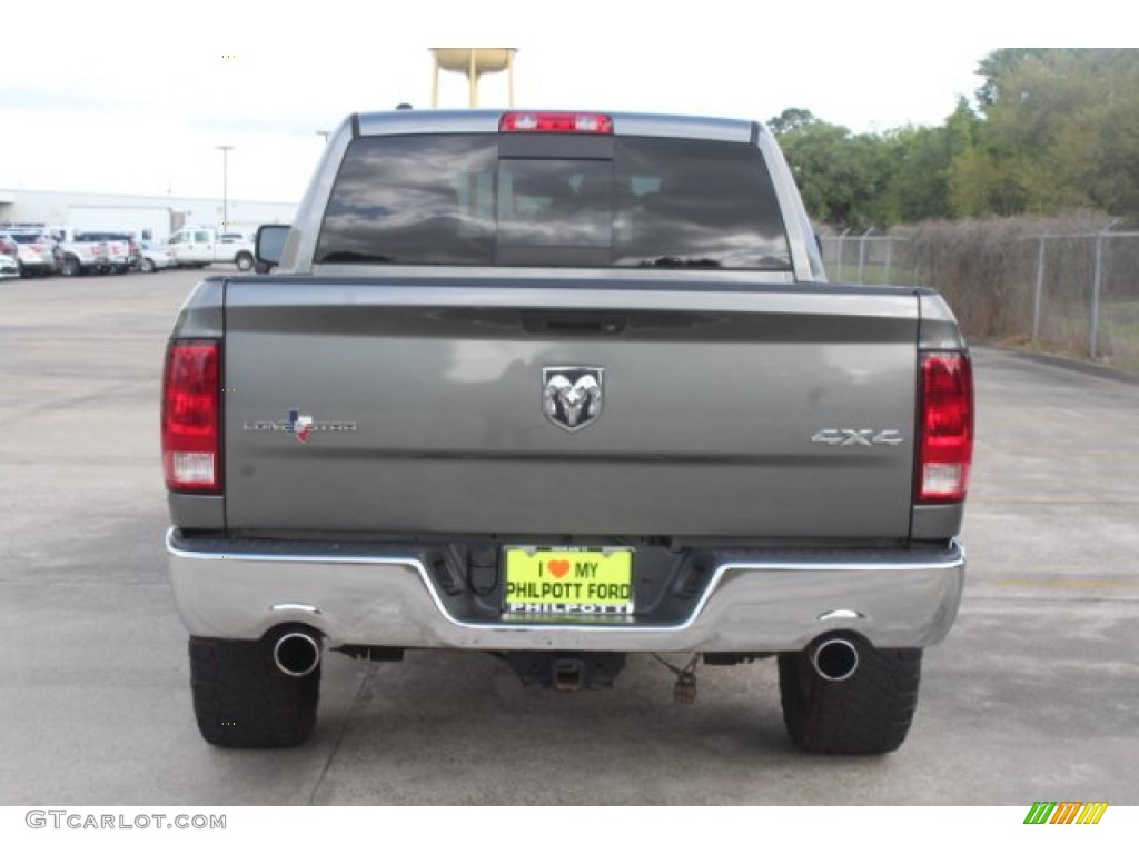 2013 1500 Lone Star Crew Cab 4x4 - Mineral Gray Metallic / Black/Diesel Gray photo #8
