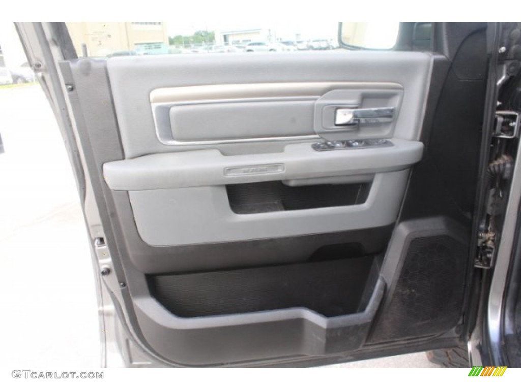 2013 1500 Lone Star Crew Cab 4x4 - Mineral Gray Metallic / Black/Diesel Gray photo #11