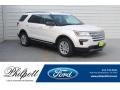 White Platinum 2018 Ford Explorer XLT