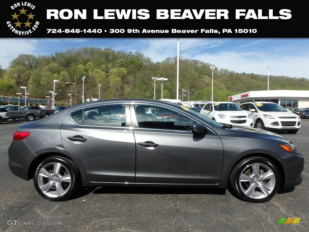 2014 ILX 2.0L - Polished Metal Metallic / Ebony photo #1