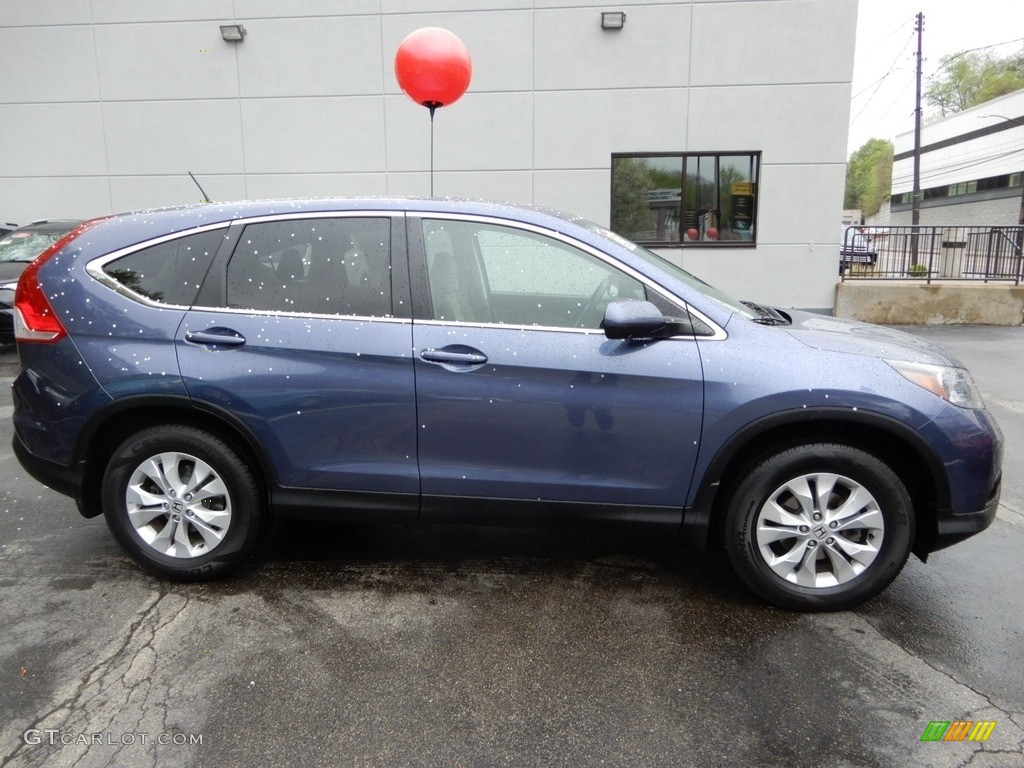 2014 CR-V EX AWD - Twilight Blue Metallic / Gray photo #2