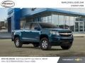 Pacific Blue Metallic 2019 Chevrolet Colorado WT Crew Cab 4x4
