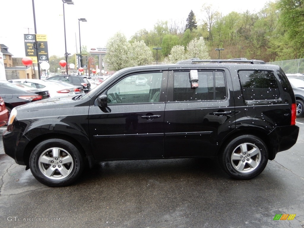 2009 Pilot EX-L 4WD - Formal Black / Gray photo #4