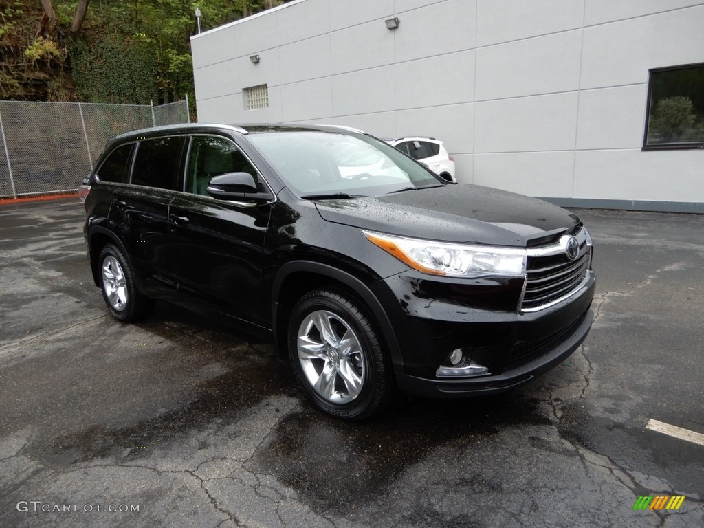 2015 Highlander Limited AWD - Attitude Black Metallic / Ash photo #1